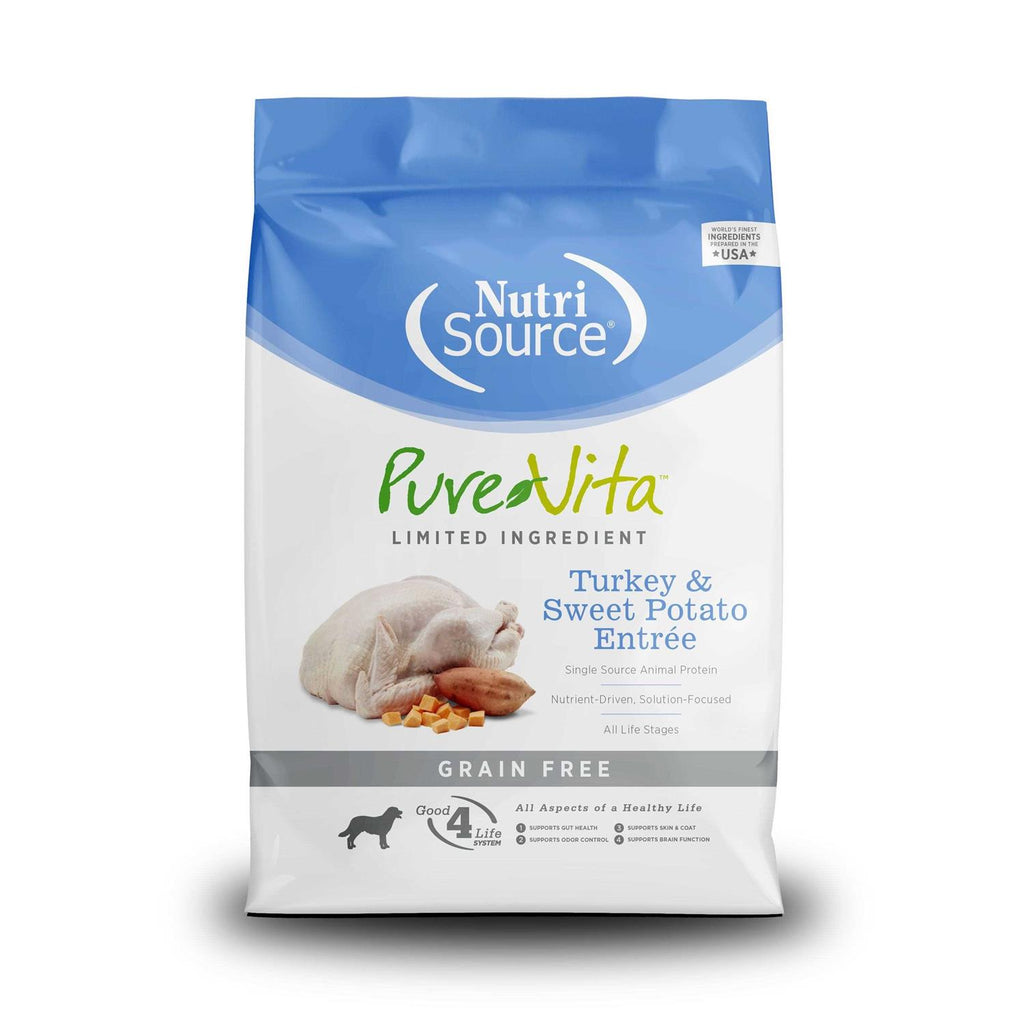 Pure Vita Grain-Free Turkey &amp; Sweet Potato Entree Dry Dog Food - Pet Supplies online store