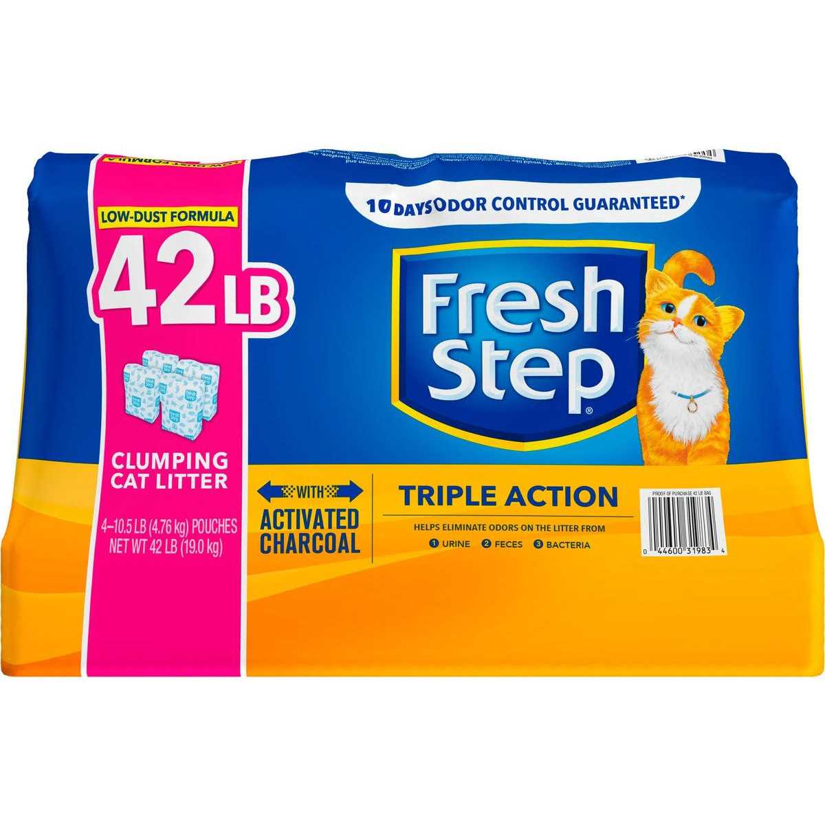 Clumping Cat Litter with Triple Action Odor Control E6453