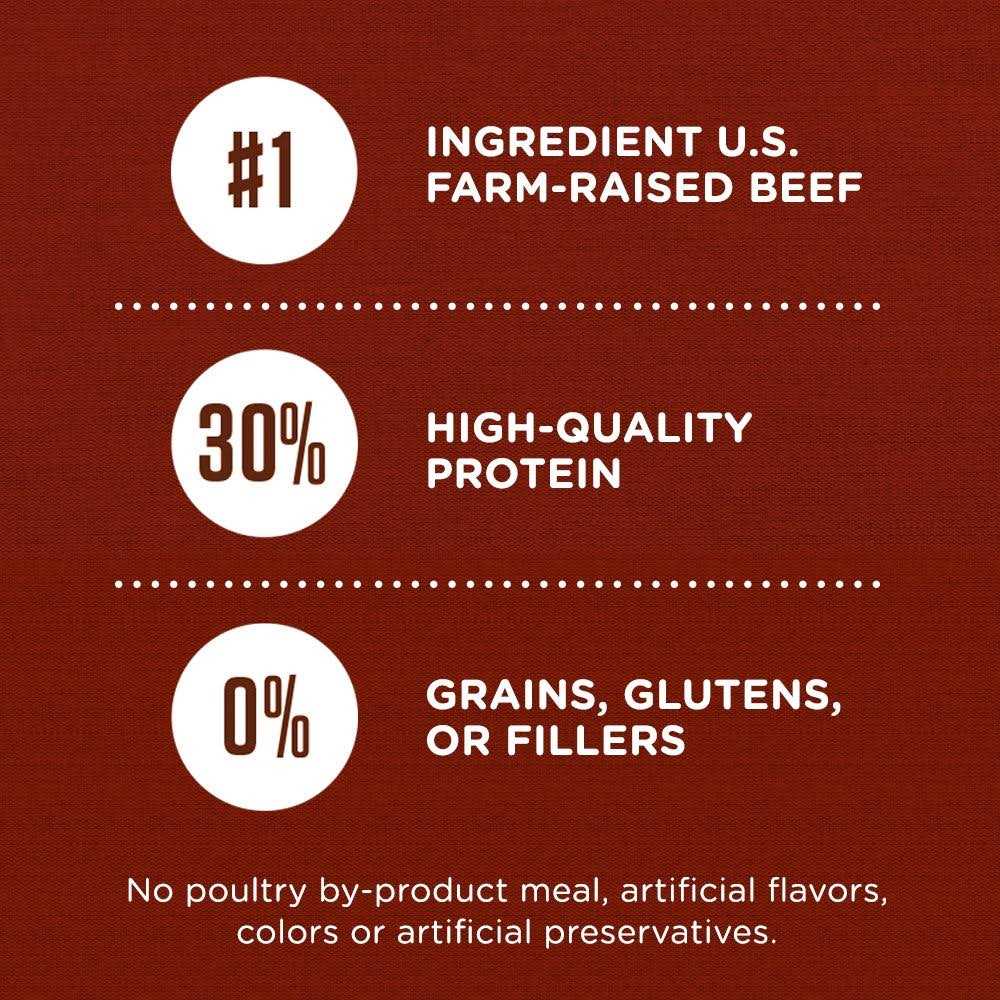 Natural Dry Dog Food with Beef I202901