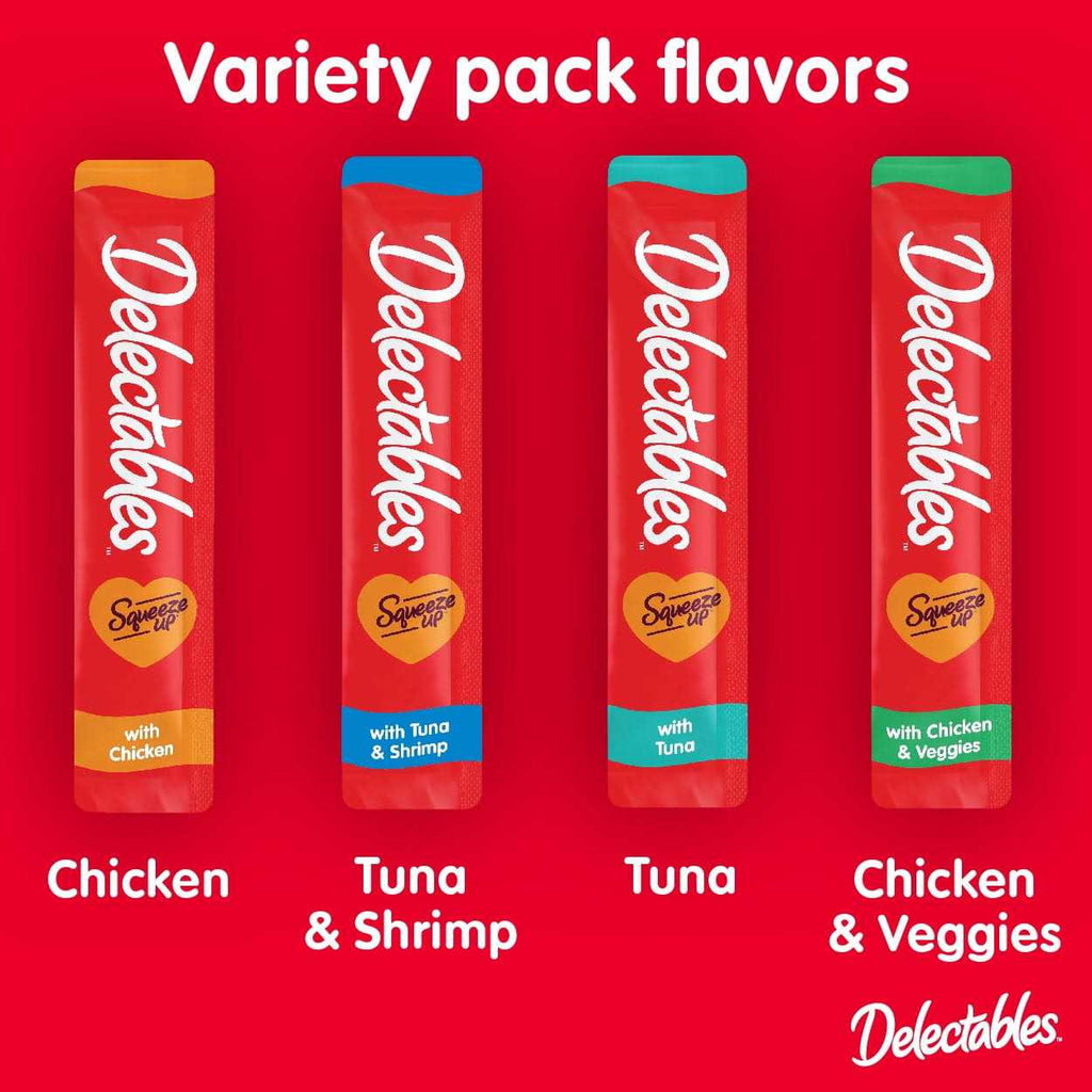 Lickable Wet Cat Treats Variety Pack O591172