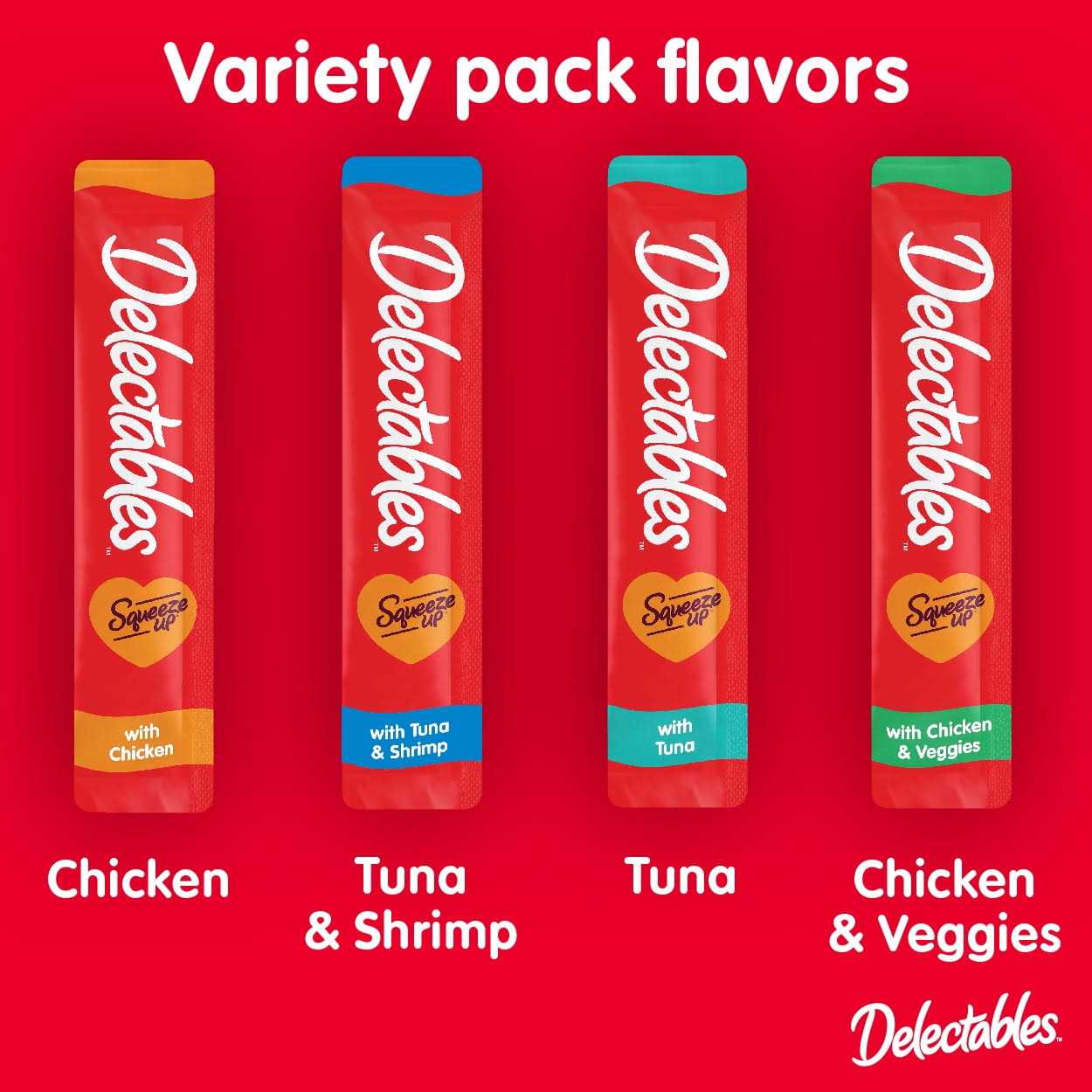 Lickable Wet Cat Treats Variety Pack O591172