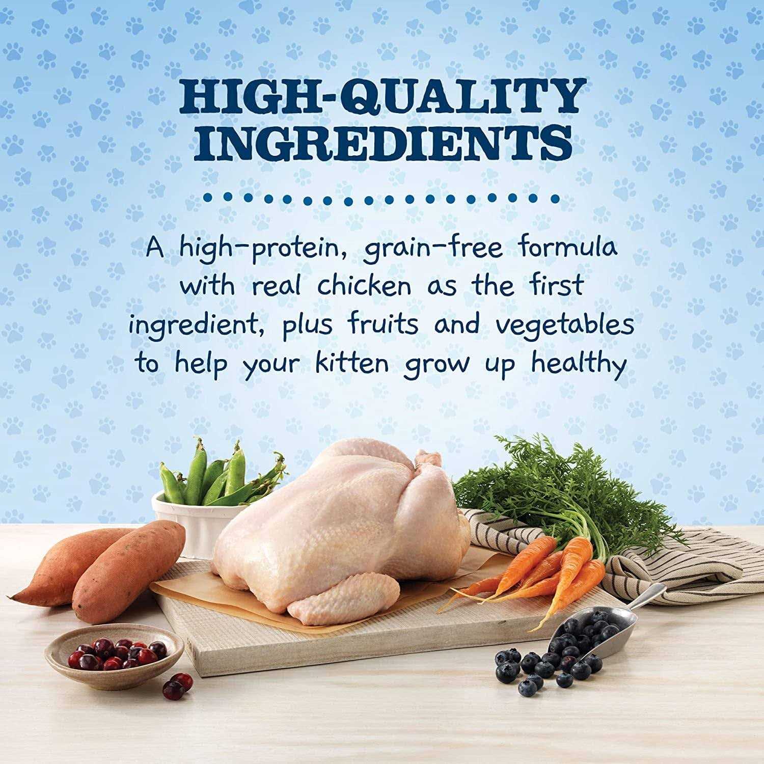 Natural Dry Kitten Food High Protein P8594