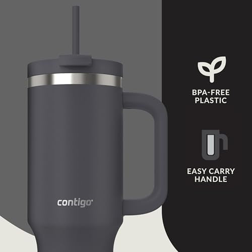 40oz Stainless Steel Vacuum Insulated Tumbler, Leak-Proof, Cold for 29 Hours O99583