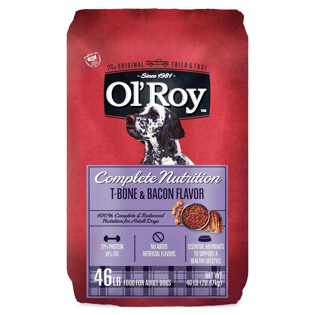 Ol Roy Complete Nutrition T-Bone &amp; Bacon Flavor Dry Dog Food - Pet Supplies online store
