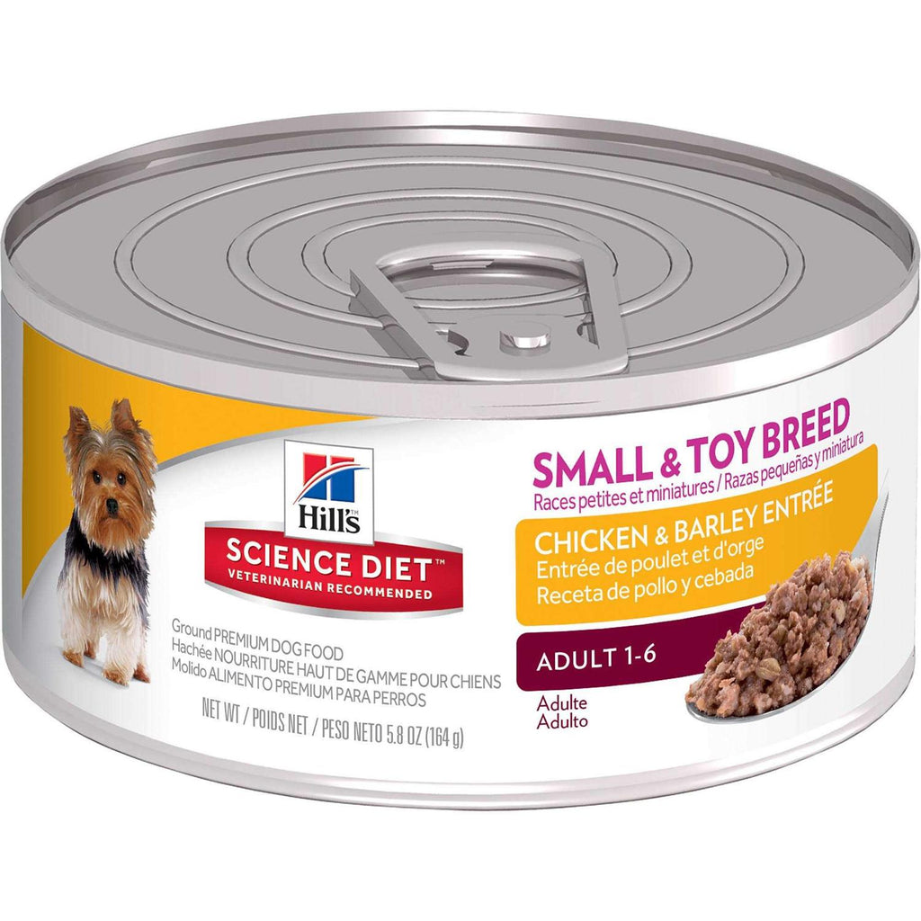 Hill's Science Diet Adult Small Paws Chicken &amp; Barley Entree Canned Dog Food - Pet Supplies online store