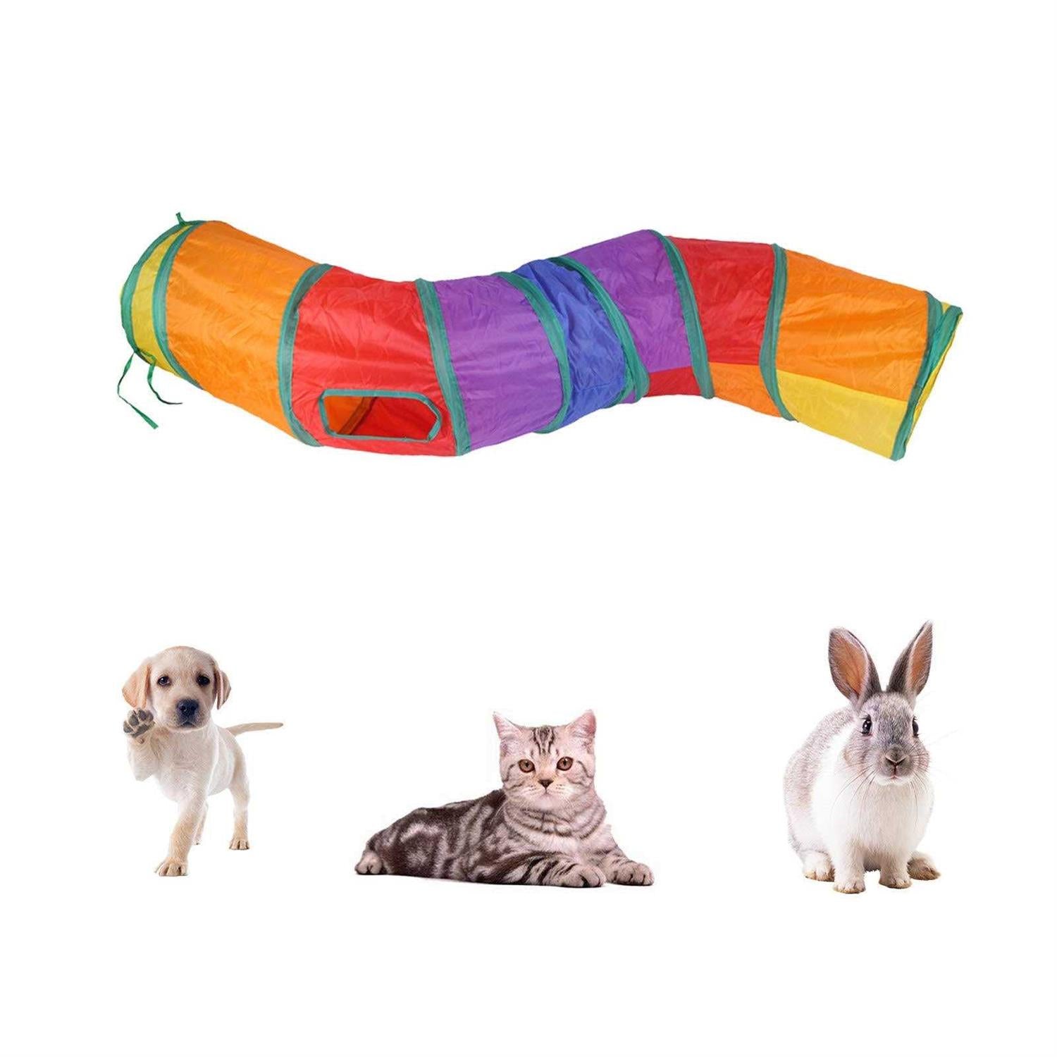 Cat Tunnel for Indoor Cats Interactive Play Toy T9898