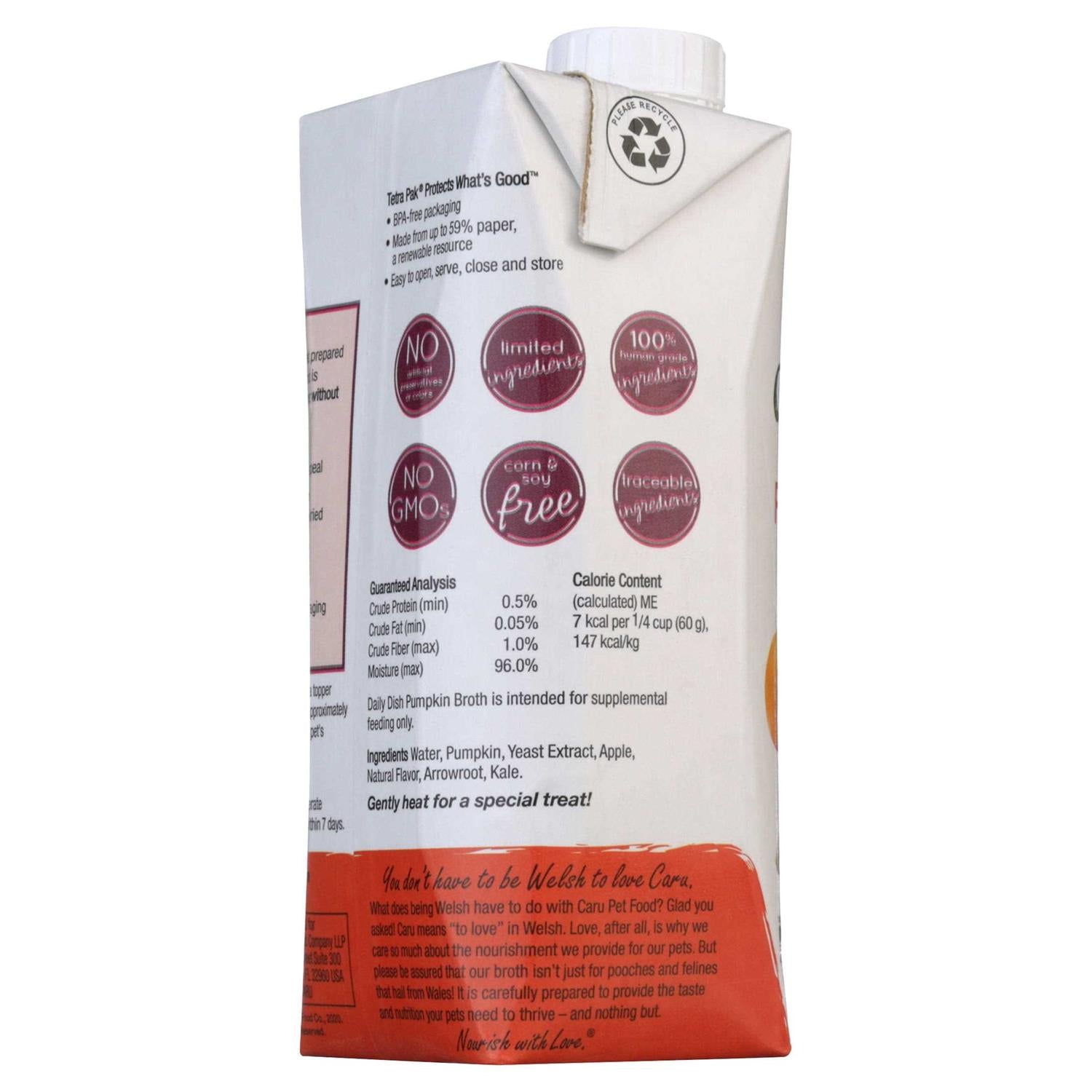 Pumpkin Broth Meal Topper for Cats and Dogs S907309