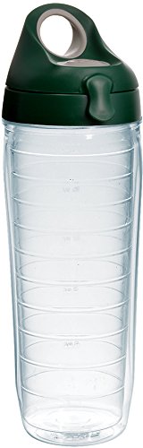 Double Walled Insulated Tumbler Travel Cup, 24oz 2pk, Blue Lid V78473