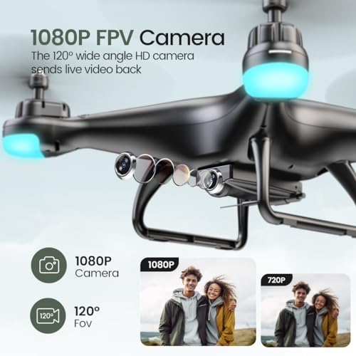 FPV Drone with 1080P HD Camera and Wide Angle WiFi E900865