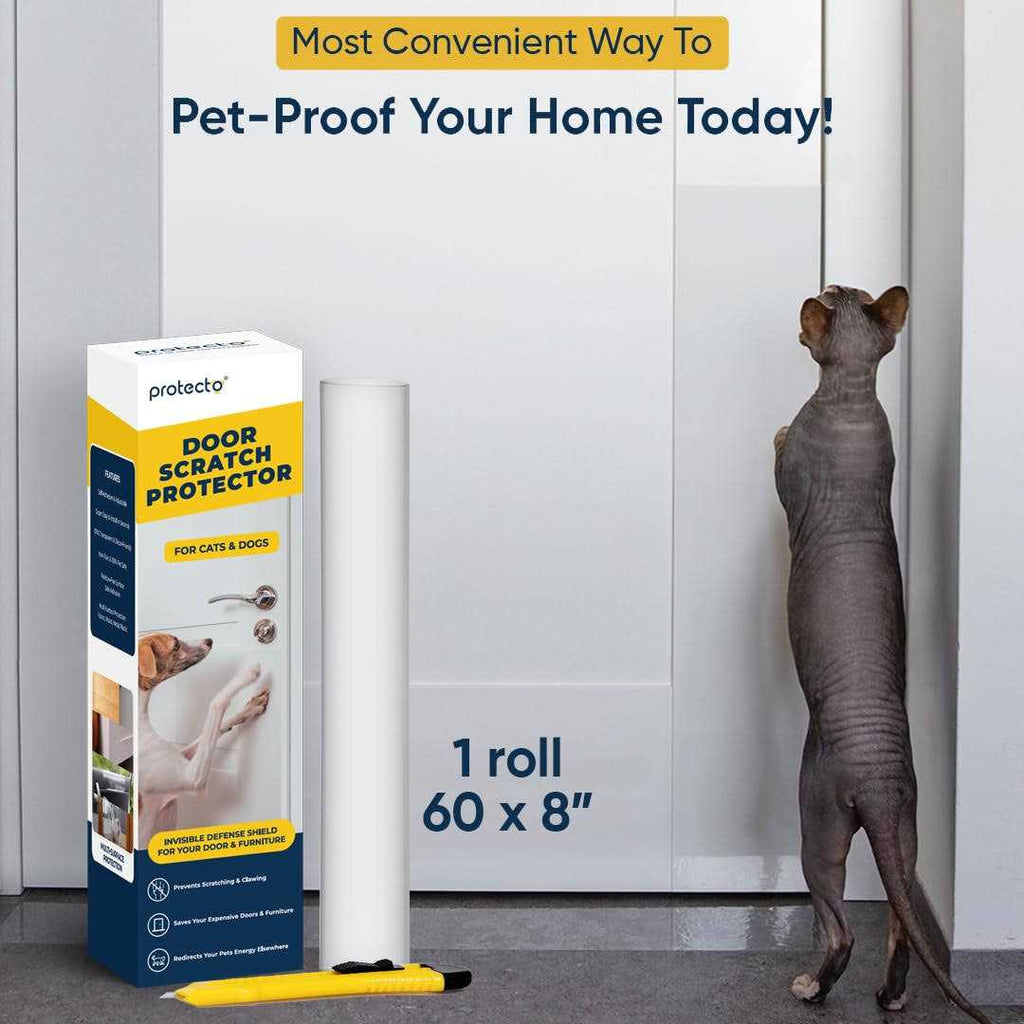 Pet Scratch Protector Door Guard with Custom Cut Knife Z2872