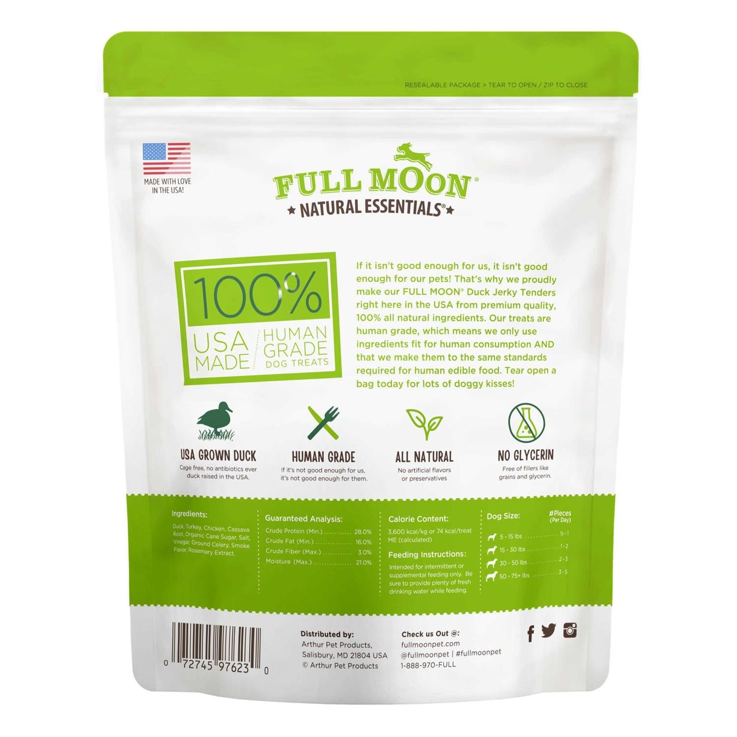 Duck Jerky Tenders Dog Treats H759