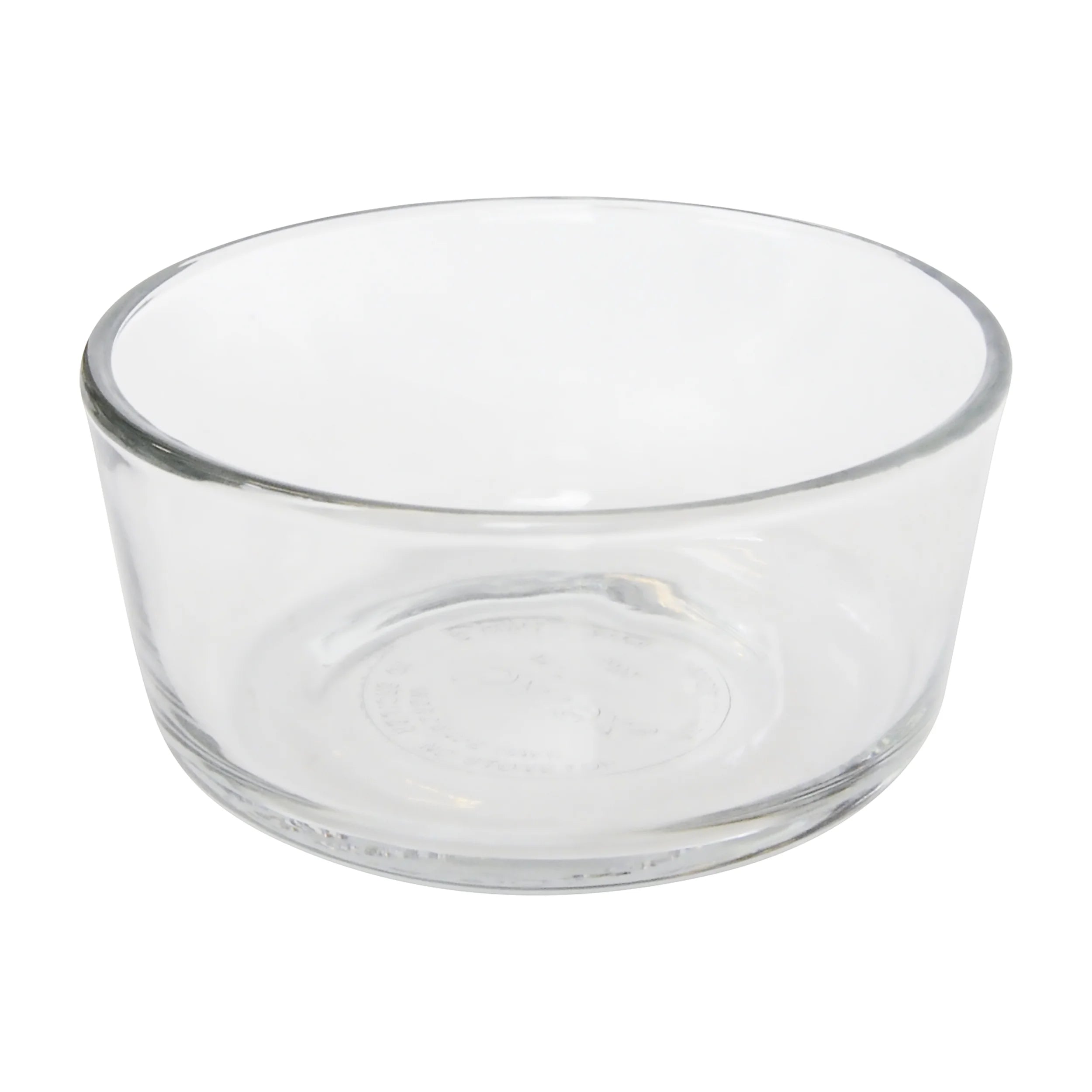 2-Cup Glass Storage Bowls with Red Lid Covers (6-Pack) N488