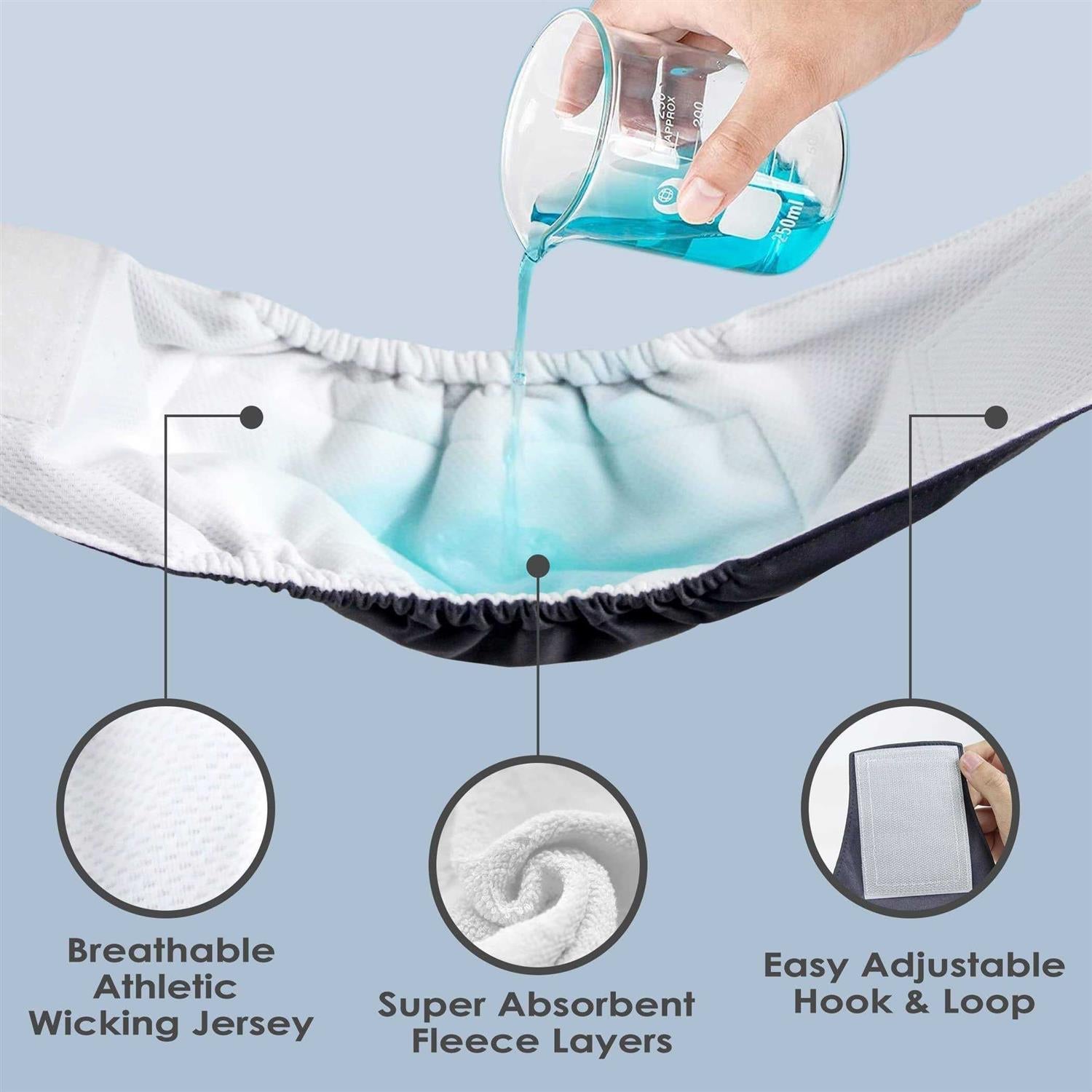 Washable Dog Diapers Male Belly Wrap X682