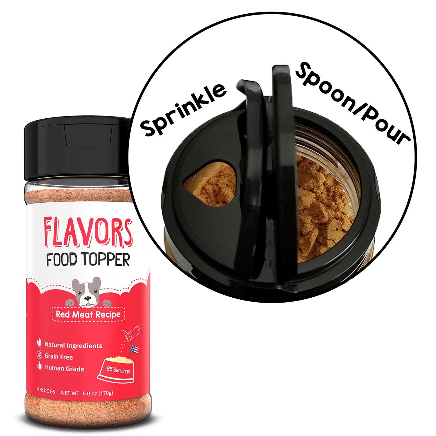 Red Meat Recipe Food Topper for Pets H94207