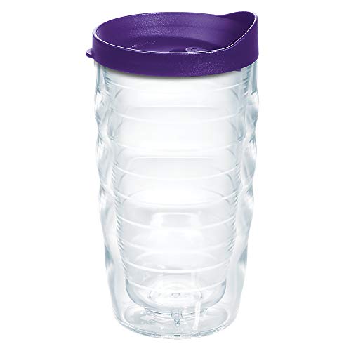 Double Walled Insulated Tumbler Travel Cup, 24oz 2pk, Blue Lid V78473