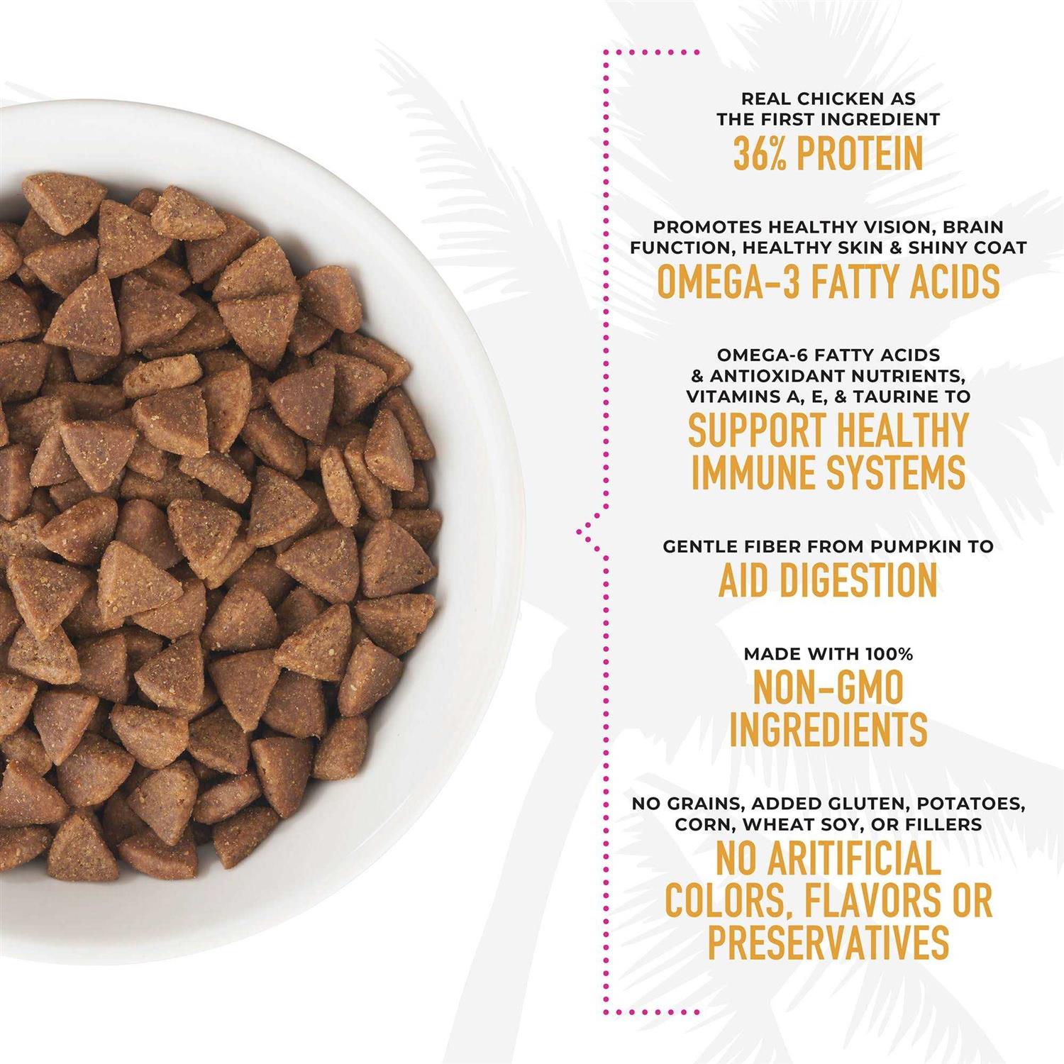 Chicken & Turkey Recipe Dry Cat Food C665
