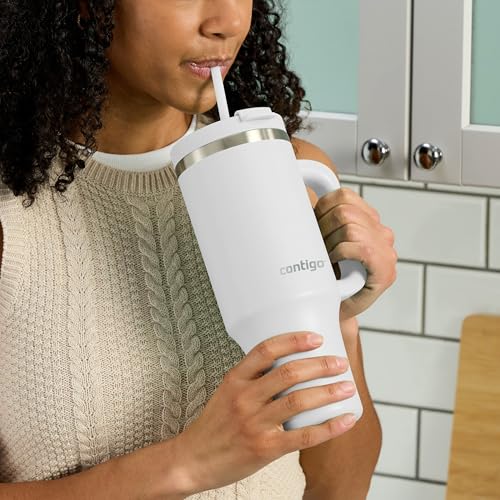 40oz Stainless Steel Vacuum Insulated Tumbler, Leak-Proof, Cold for 29 Hours O99583