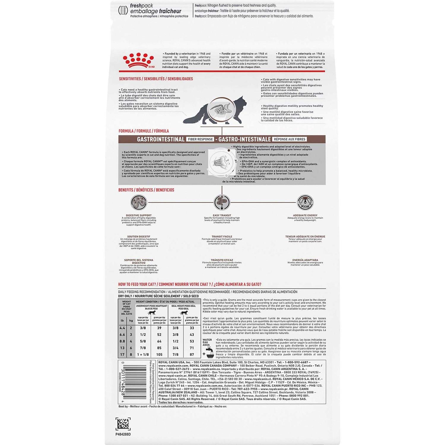 Gastrointestinal Fiber Response Dry Cat Food Y706853