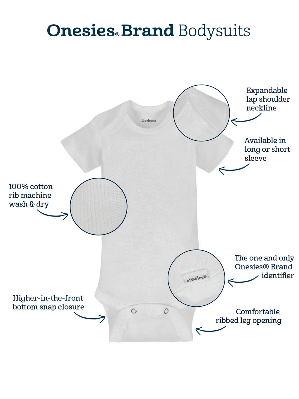 Baby Boys Bodysuits & Pants Set, 6-Piece, Sizes NB-12M O14729