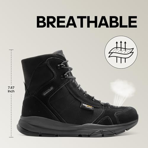 Men's Lightweight Tactical Work Boots for Hiking and Motorcycle S471808
