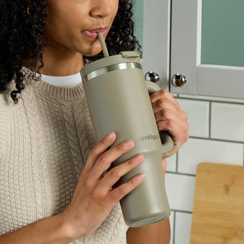 40oz Stainless Steel Vacuum Insulated Tumbler, Leak-Proof, Cold for 29 Hours O99583
