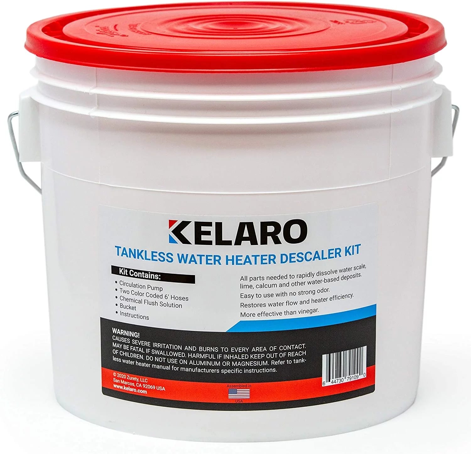Tankless Water Heater Flushing Kit with Descaling Solution A66017