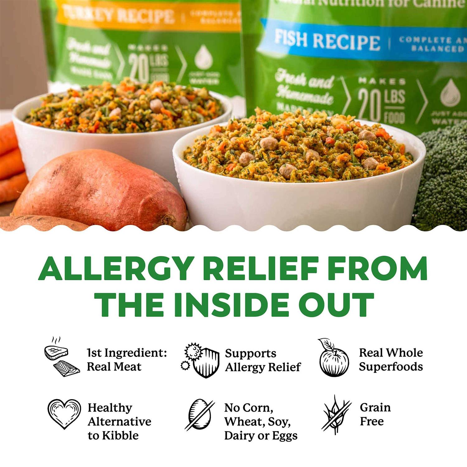 Allergy Relief Salmon Recipe Dog Food for Sensitive Dogs A58167