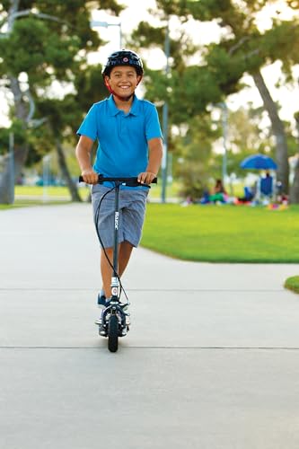Electric Scooter for Kids with LED Light-Up Deck and Air-Filled Front Tire J259979