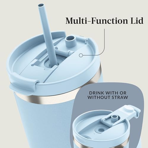 40oz Stainless Steel Vacuum Insulated Tumbler, Leak-Proof, Cold for 29 Hours O99583