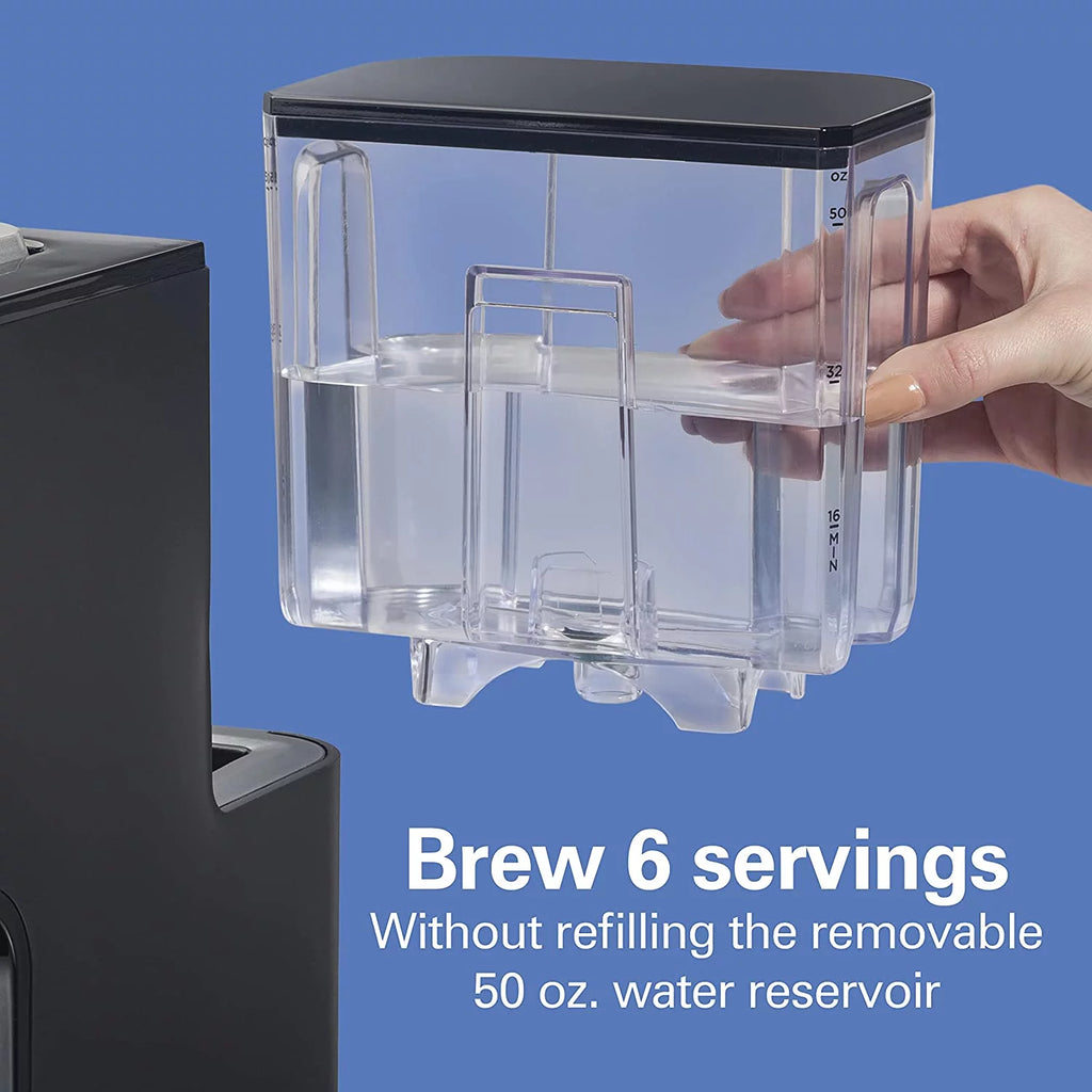 Single-Serve Coffee Maker with Removable 50 oz. Water Reservoir Y137