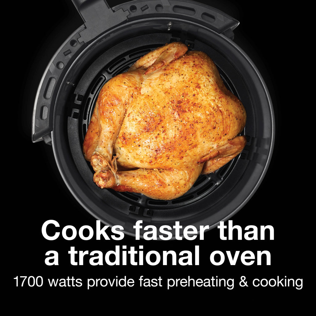 Air Fryer, 5.8 Quart, Non-Stick Basket, 60 Min Timer F61833