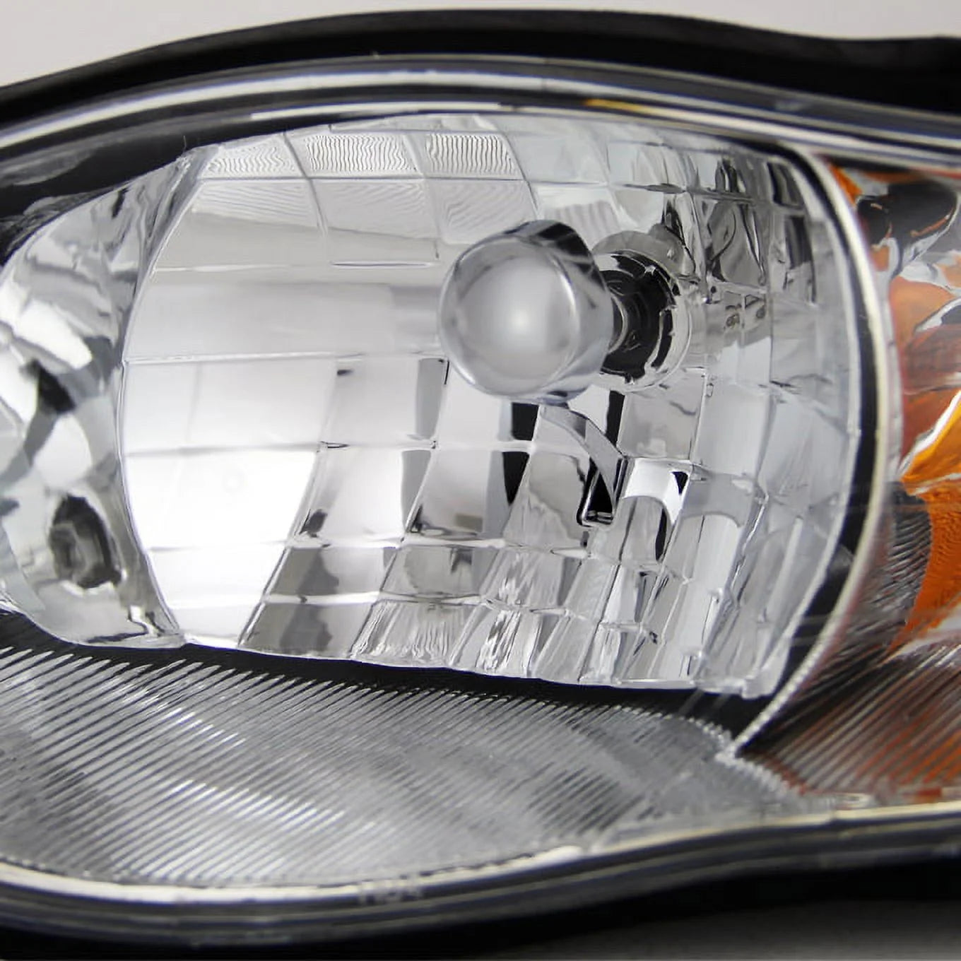 Chrome Headlights Replacement for Chevy Monte Carlo Pair J1989