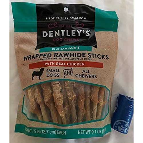 Wrapped Rawhide Sticks Dog Treats Chicken X530335