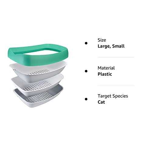 Sifting Cat Litter Box with Non-Stick Coating, Easy to Clean I91863