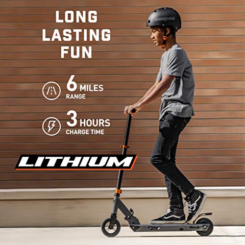 Electric Kids Scooter for Ages 8+ with Aluminum Frame and Rear Brake O22803