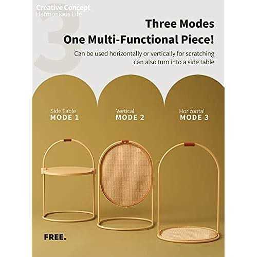 Cat scratching post three modes cat scratcher J70902