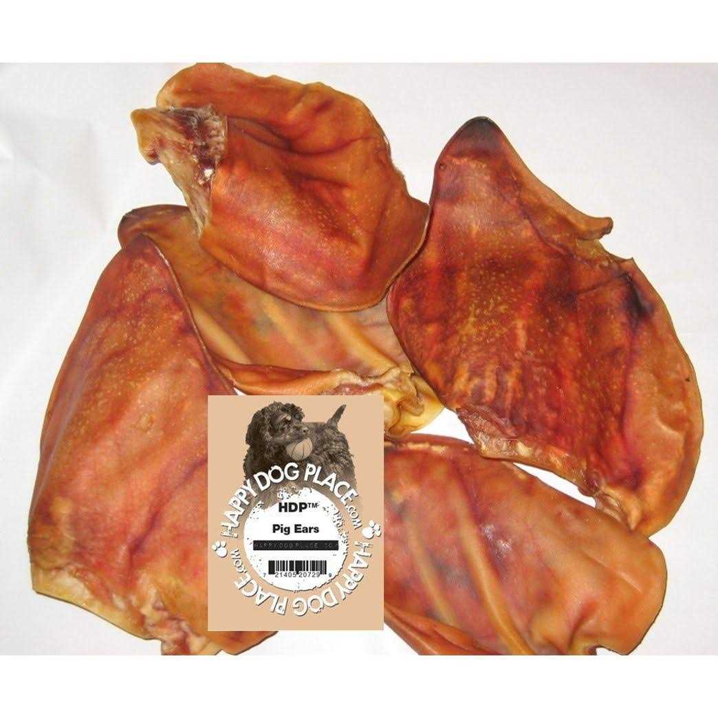 Large Roasted Pig Ears for Dogs N7598