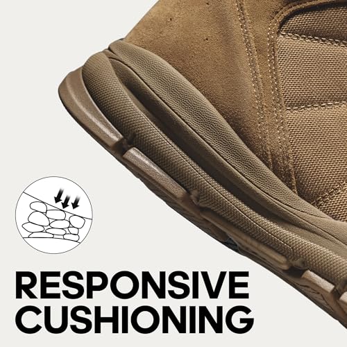 Men's Lightweight Tactical Work Boots for Hiking and Motorcycle S471808