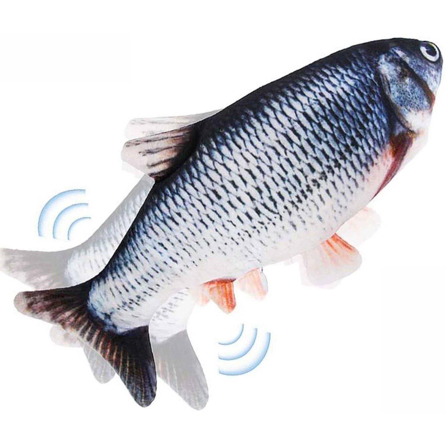 Tocirelo Electric Floppy Fish Cat Toy Moving Cat Kicker Fish Toy 11 Realistic Flopping Fish Dog Toy - Pet Supplies online store