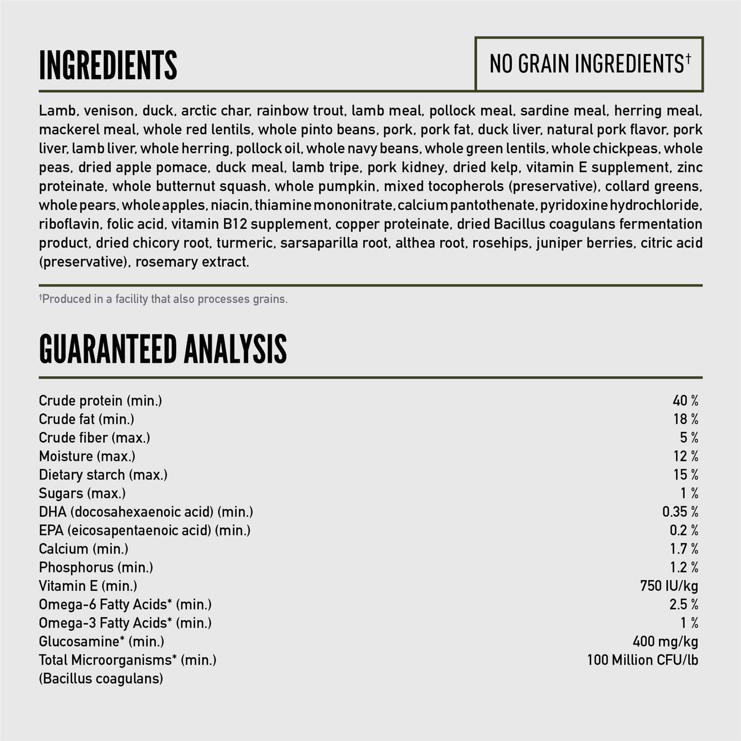 Tundra Dry Dog Food H487876