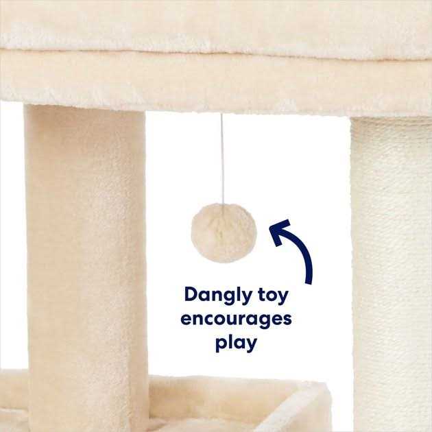 Heavy Duty Faux Fur Cat Tree Condo S728
