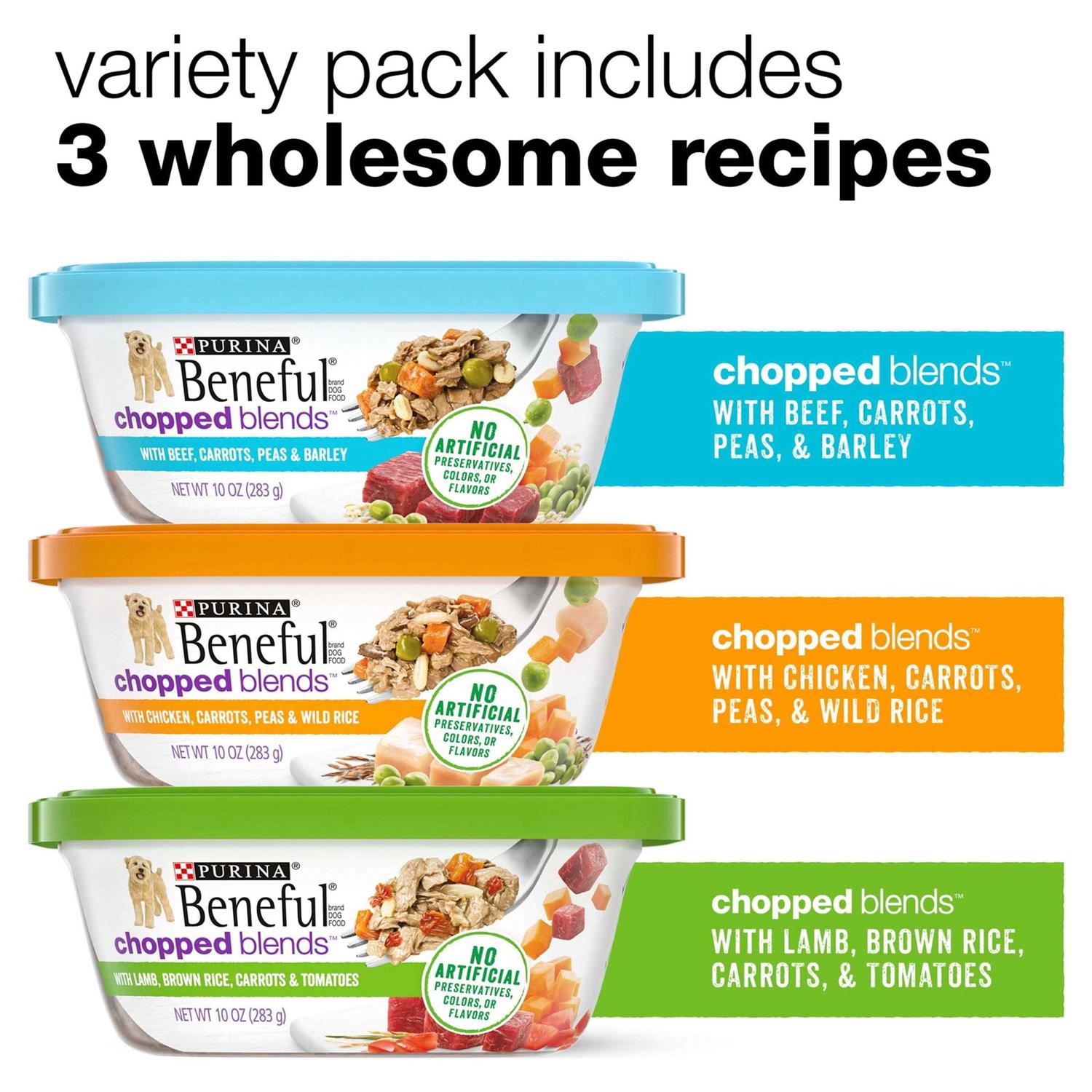 Chopped Blends Variety Pack Wet Dog Food K5142