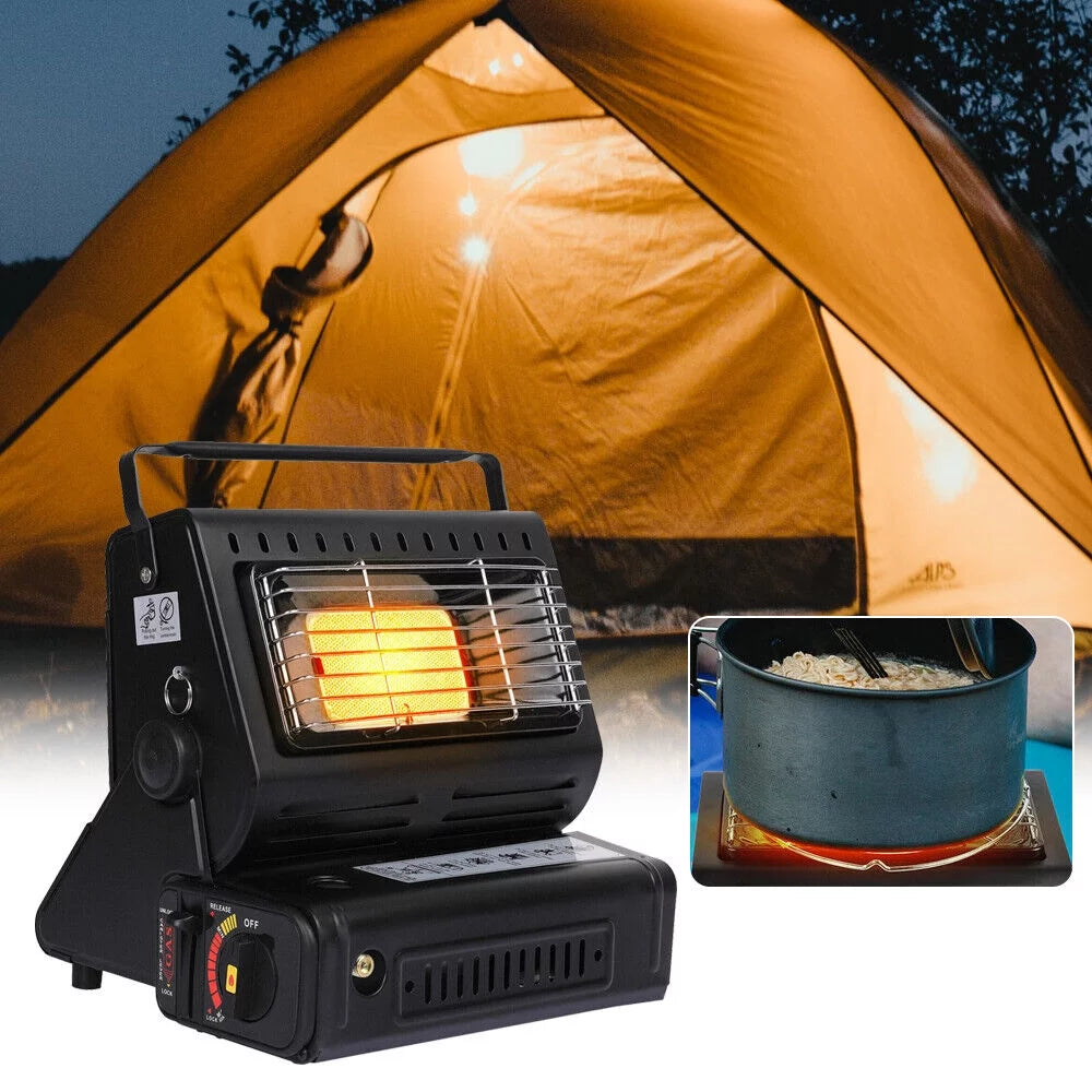 Multifunctional Survival Heater for Camps, Dual Purpose Butane Burner U409893