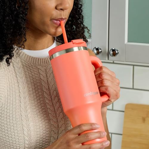40oz Stainless Steel Vacuum Insulated Tumbler, Leak-Proof, Cold for 29 Hours O99583