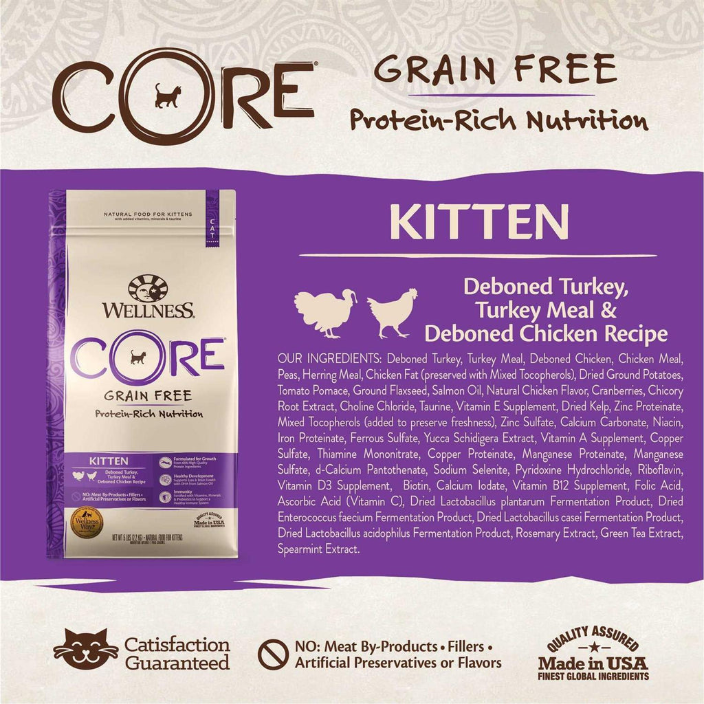 Grain-Free Kitten Dry Cat Food, Turkey, Whitefish and Chicken N319052