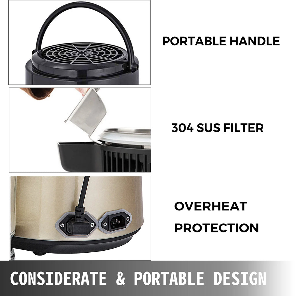 Countertop Water Distiller Machine 1.1 Gal Stainless Steel Purifier H1010