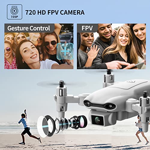 Mini Drone with 1080P HD Camera for Kids FPV Live Video RC Quadcopter J2484