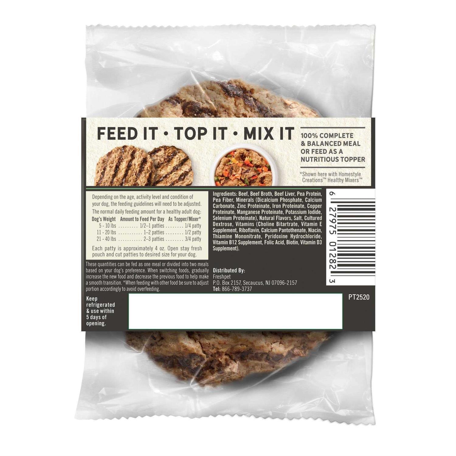 Homestyle Dog Food Beef Recipe D823057