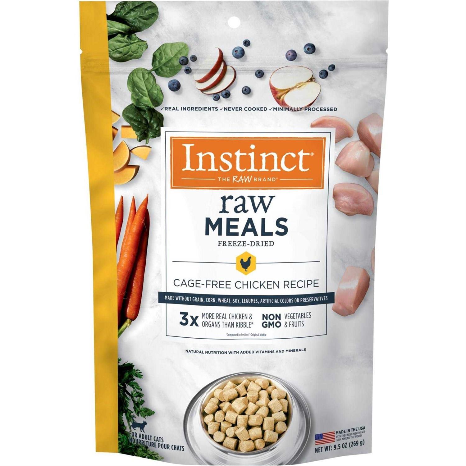 Instinct Freeze Dried Raw Meals Grain Free Recipe Dog Food - Pet Supplies online store