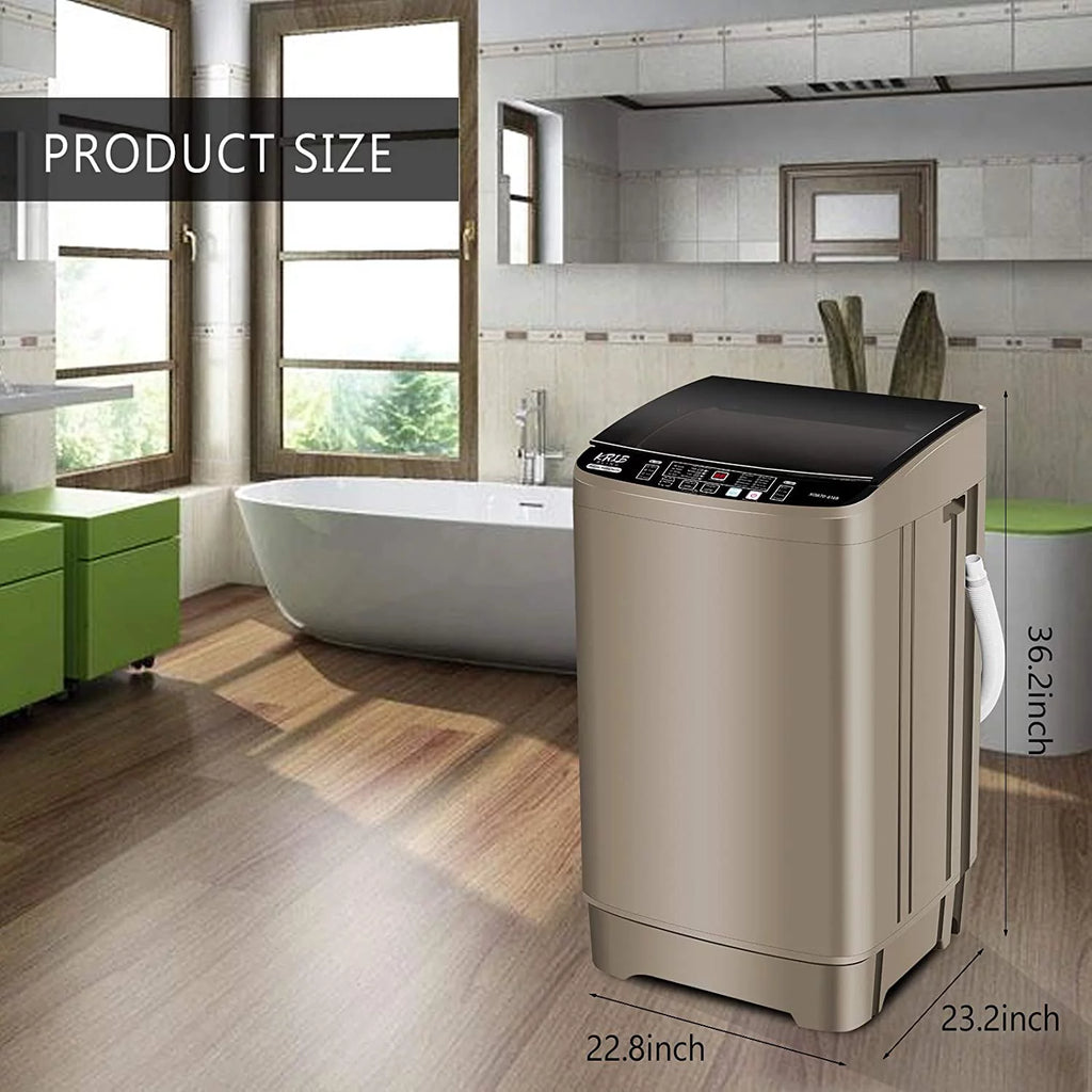 Portable Compact Washing Machine 15.6 lbs with Drain Pump T989